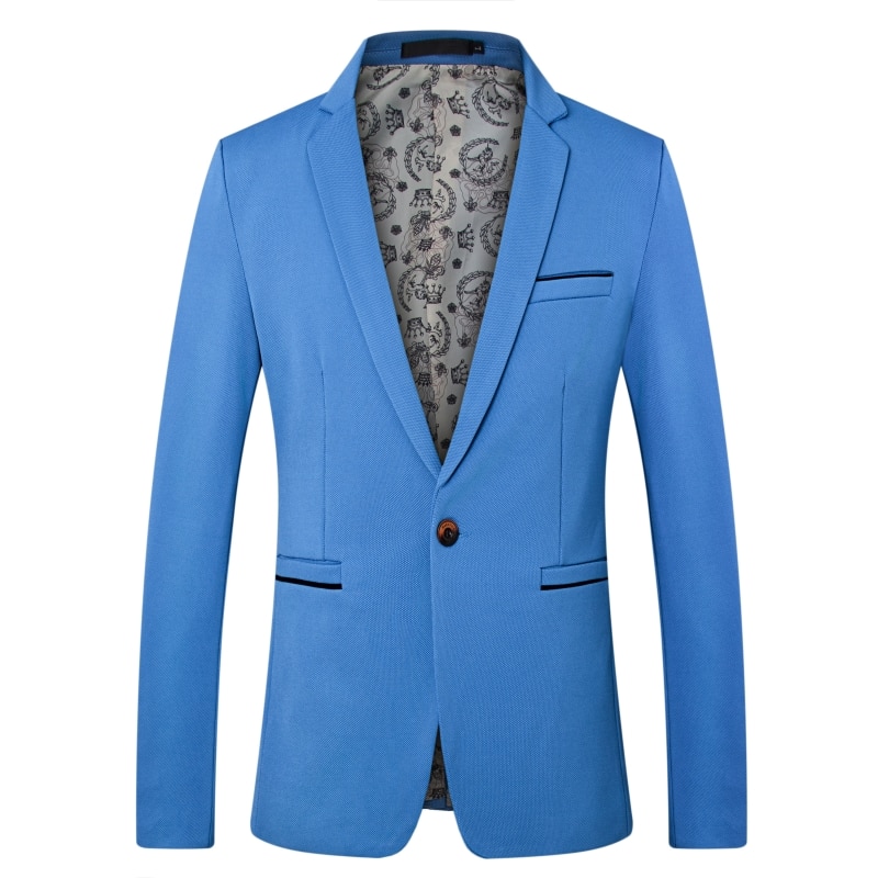 British’s Style Blazers Slim Fit Suit Jacket - LatestBlazer.com