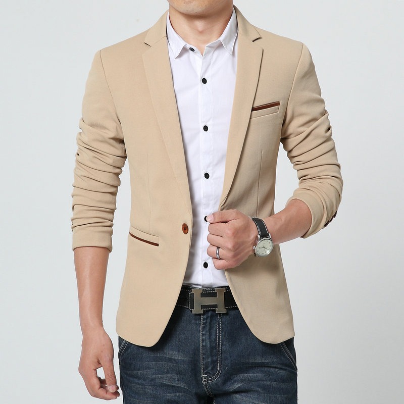Men’s Blazers Jacket One Button Blazer - LatestBlazer.com