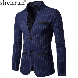Men Casual Blazer Winter Stripe Jacket - LatestBlazer.com