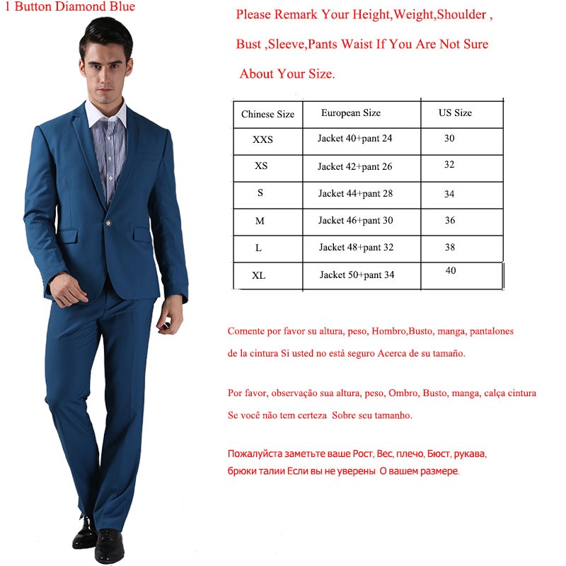Men Suits Slim Custom Fit Tuxedo - LatestBlazer.com