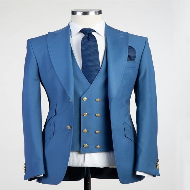 Groom Tuxedo Business Party Suit - LatestBlazer.com