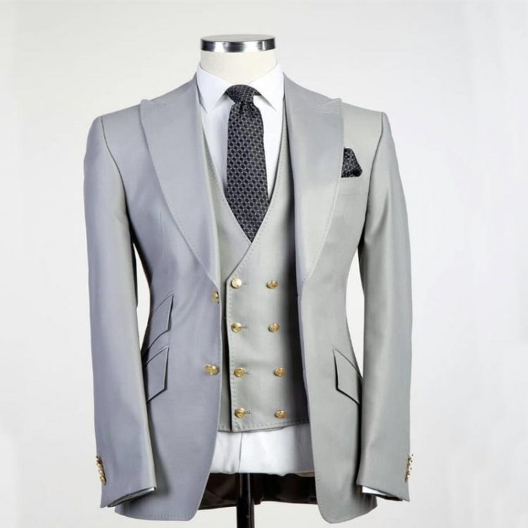 Groom Tuxedo Business Party Suit