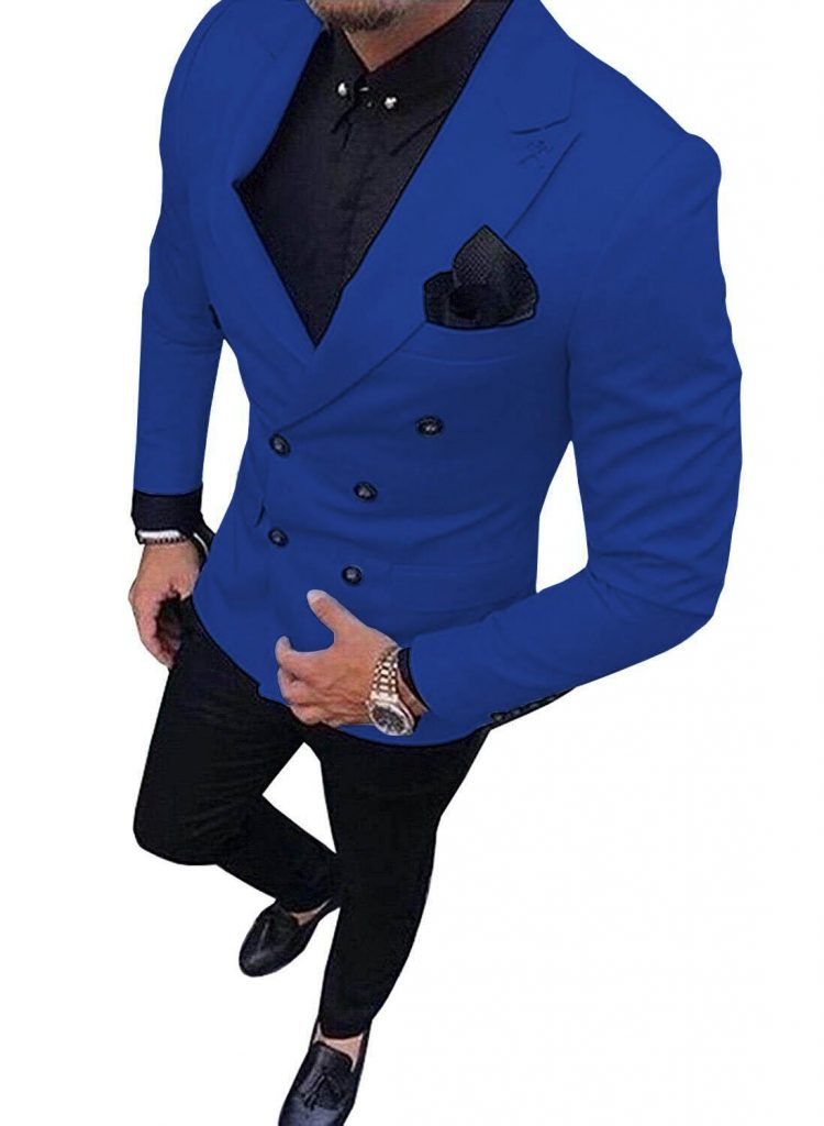 Men’s Suit Double-Breasted Suit - LatestBlazer.com