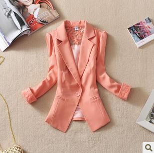 Women Blazer Elegant Summer Jacket