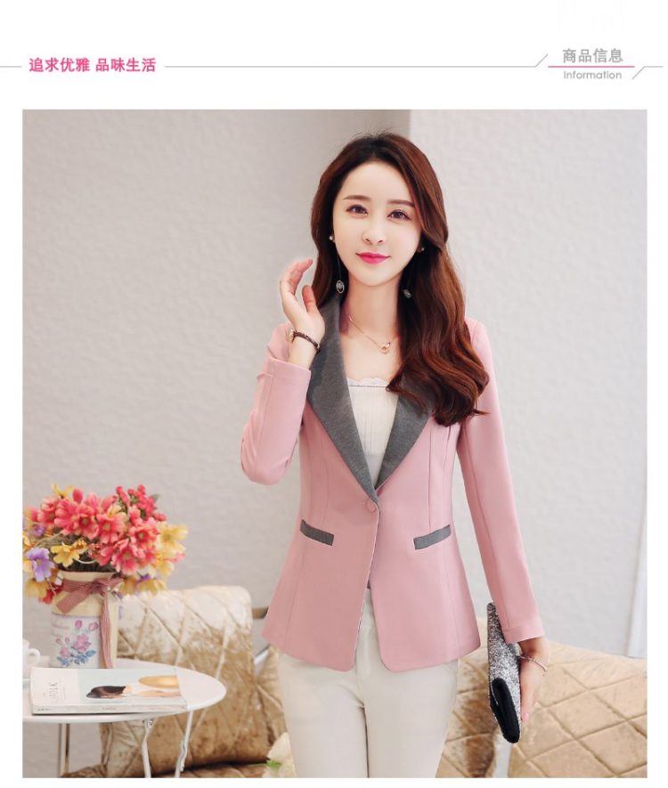 Women’s Blazer Fashion Lady Blazers Coat Suits