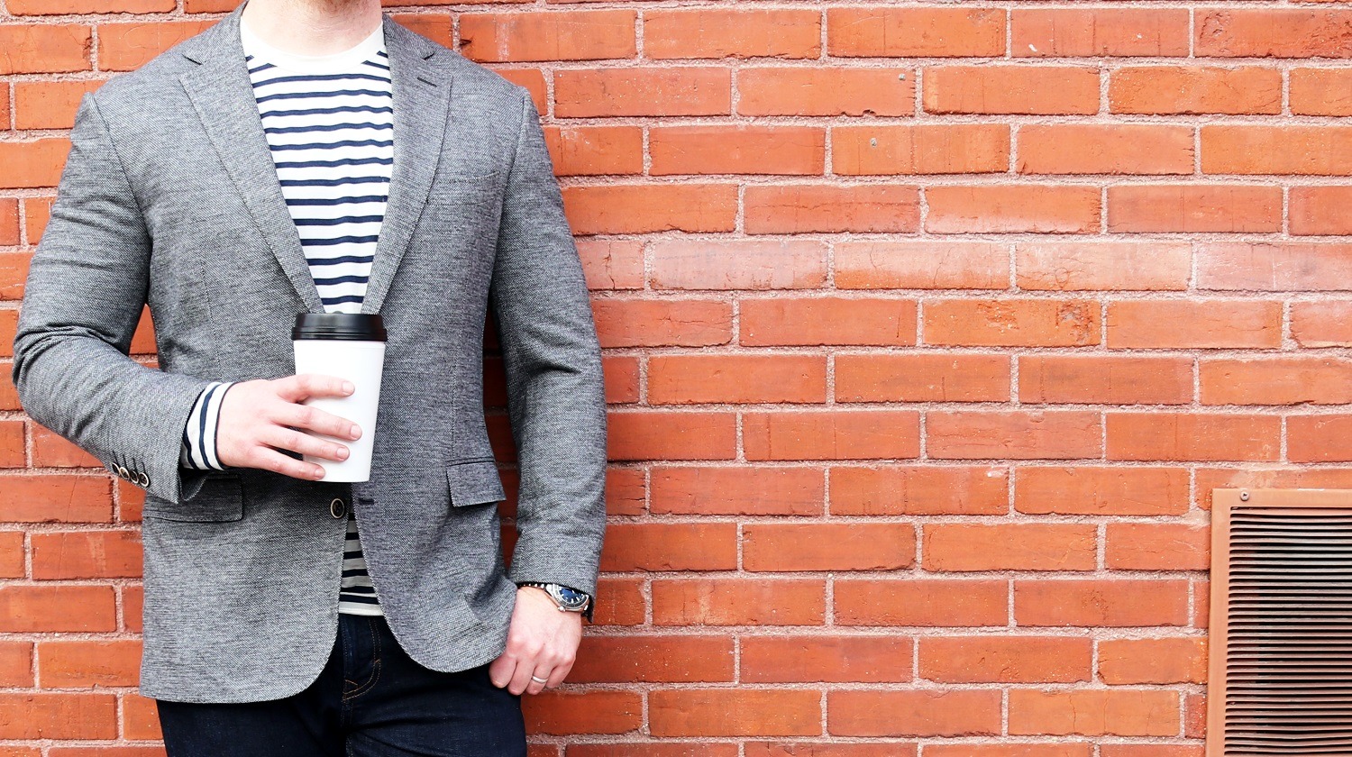 Look Cool With A sweater Blazer Menswear